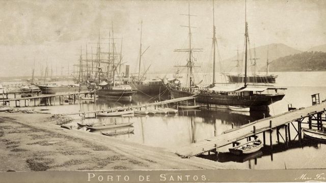 Foto do Porto de Santos