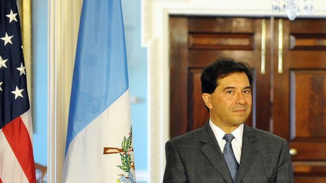 Harold Caballeros López, ex canciller de Guatemala (2012-2013) en el Departamento de Estado de EE.UU.