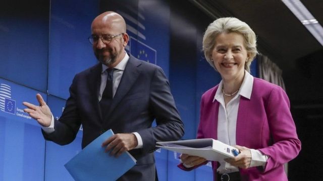 AB Konseyi Başkanı Charles Michel ve Avrupa Komisyonu Başkanı Ursula von der Leyen