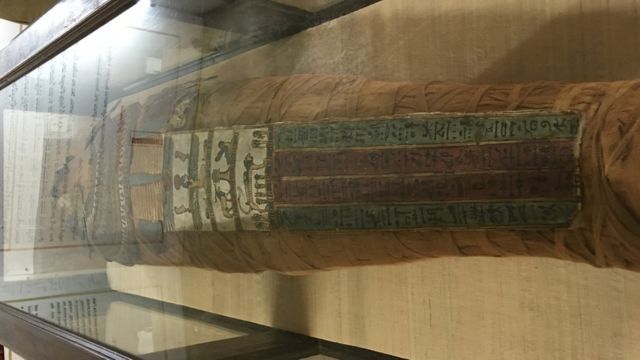 Naishu es la momia de 4.500 que fue restaurada en el museo de Hyderabad, India.