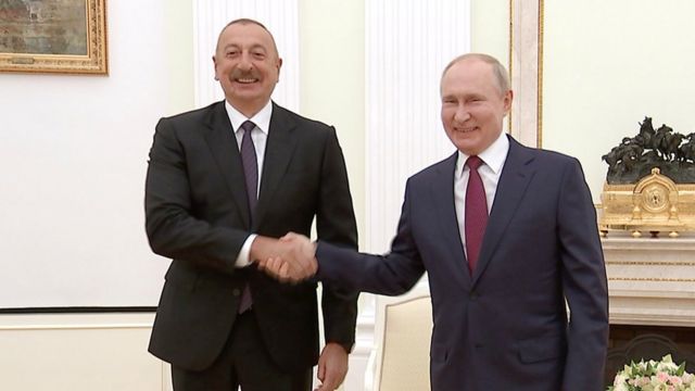 İlham Əliyev, Vladimir Putin