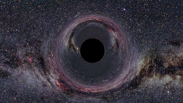 Fotografía de un agujero negro en la Vía Láctea