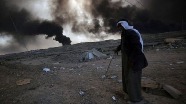 Mutanen da dama sun tsere daga Mosul da kewayensa
