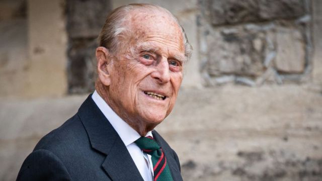 The Duke of Edinburgh seen at his latest public appearance in July 2020
