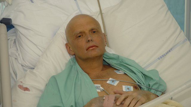 Alexander Litvinenko in the hospital