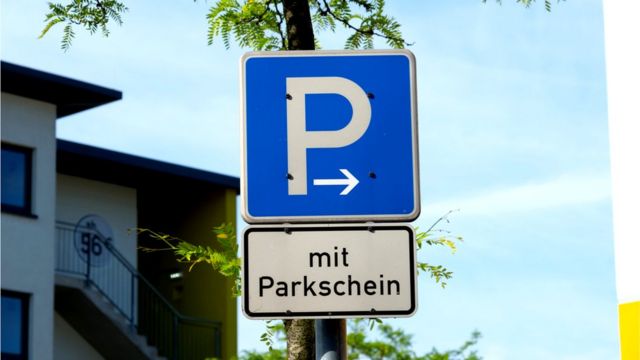 Указатель места парковки