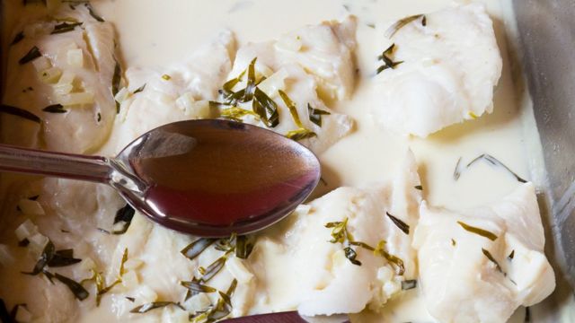 Рыба в молоке
