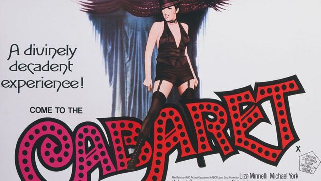 Рекламный плакат к выходу фильма "Кабаре" в 1972 году