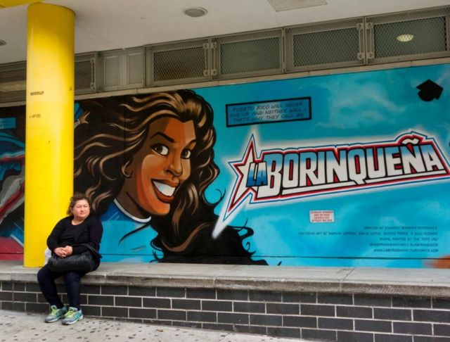 Mural dedicado a La Borinqueña