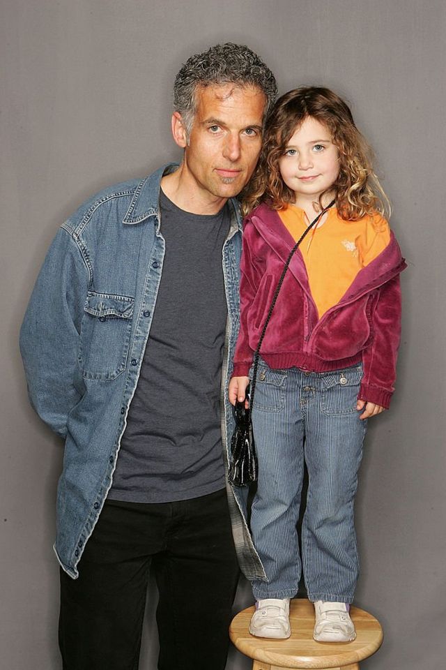 Jay y su hija Ella en 2005 durante el Festival de Tribeca.