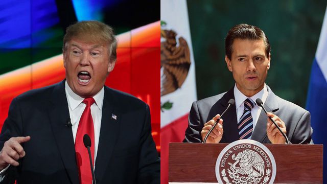 Donald Trump y Enrique Peña Nieto