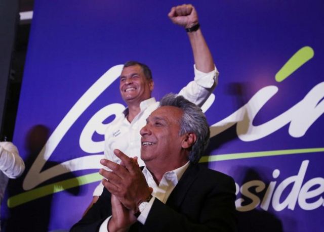 Rafael Correa y Lenin Moreno.