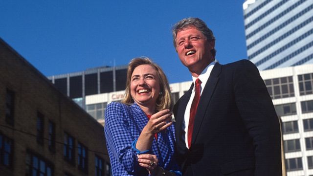استعان بيل كلينتون ببلادينو في حملته الانتخابية في 1992.