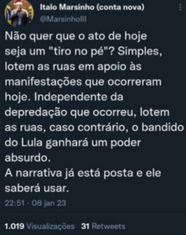 Invasão em Brasília 'deu gás' a grupos bolsonaristas no Telegram, dizem ...
