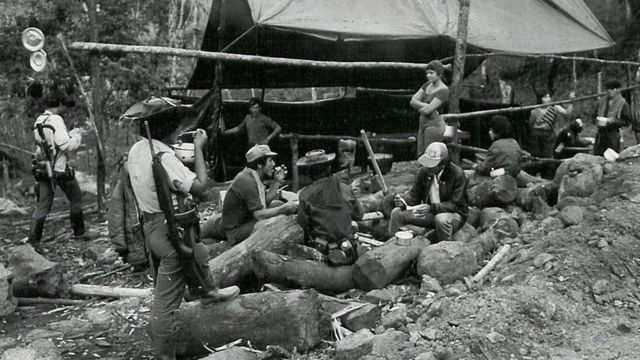 Uno de los primeros campamentos guerrilleros de las FARC