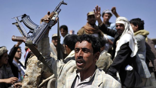 Husi gruplar Eylül 2014'te Sanaa'ya girdi