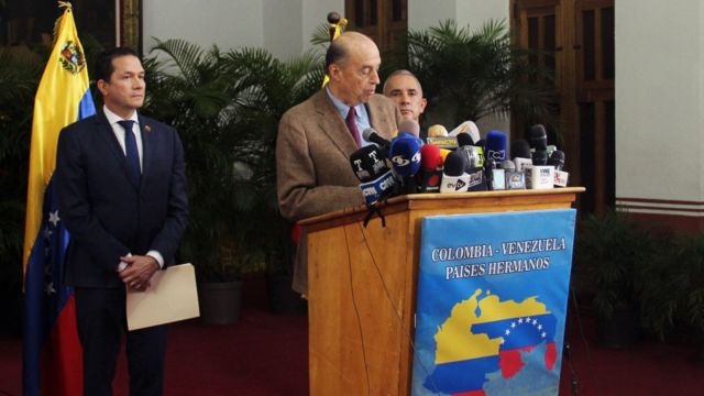 Álvaro Leyva and senior Chavismo officials