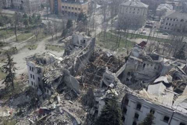 Mariupol has been virtually wiped out by weeks of heavy Russian bombardment