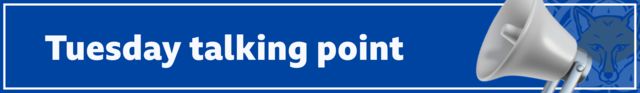 Leicester Tuesday talking point banner