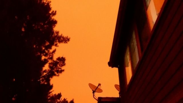 California sky turned yellow all day 9/9/20