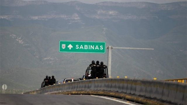 Patrols on highway 85D from Monterrey to Nuevo Laredo