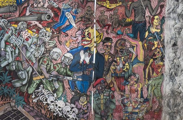 baliho karya seniman Indonesia dituding antisemit