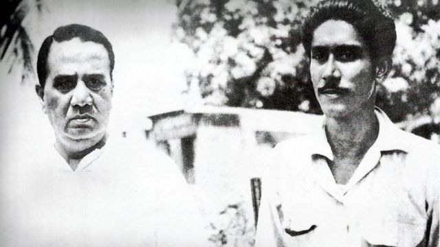 শেখ মুজিব ও হোসেন শহীদ সোহরাওয়ার্দী