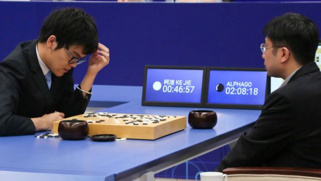 Uno de los torneos entre el programa AlphaGo y un jugador.