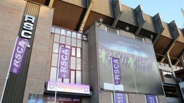 Anderlecht's Constant Vanden Stock Stadium