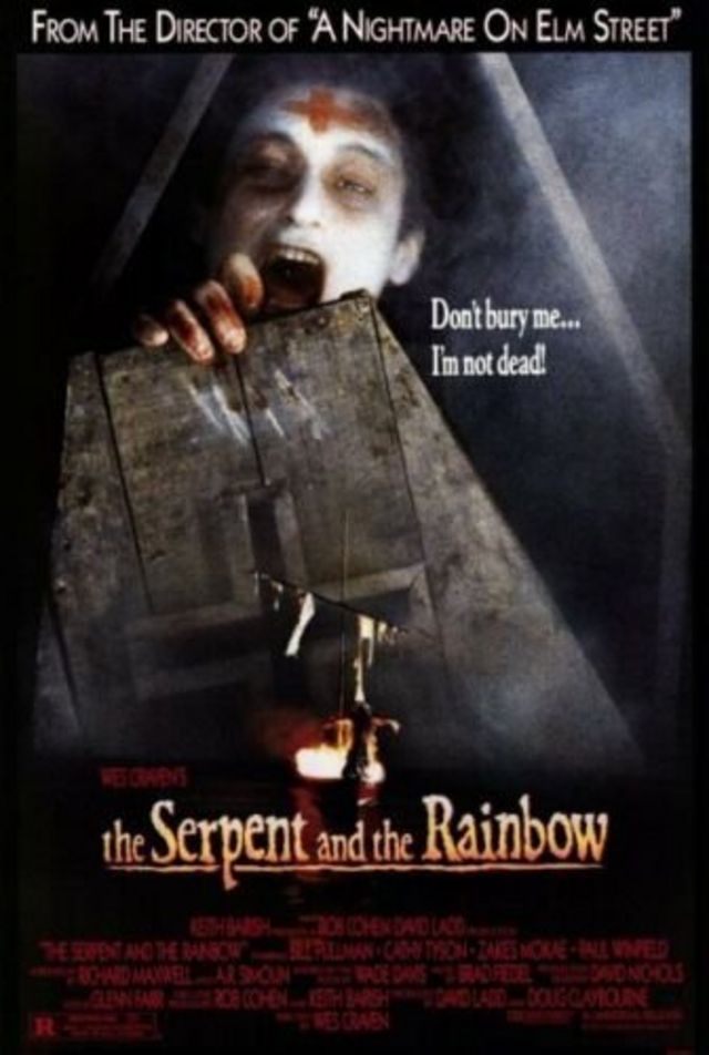 Cartaz do filme 'The Serpent and the Rainbow'