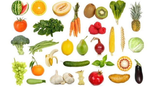 Frutas y vegetales