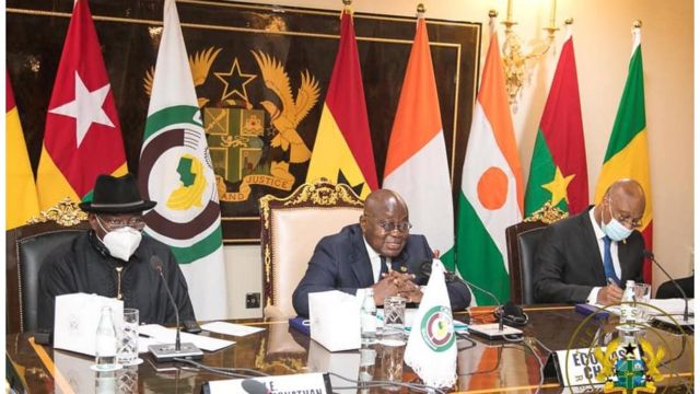 Ecowas mediator in the Mali Nana Akufo-Addo crisis