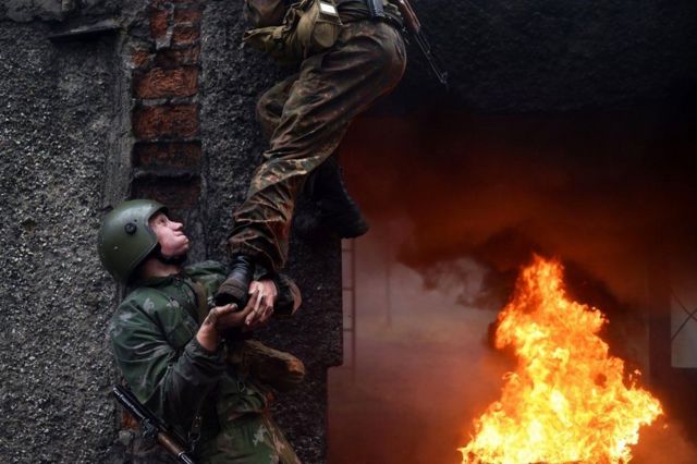 Belarus interior ministry soldiers