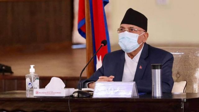 प्रधानमन्त्री केपी ओली
