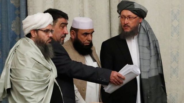 هیئت گروه طالبان در نشست مسکو