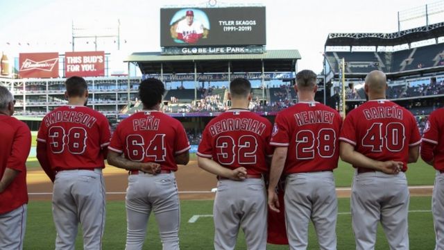 Wife of LA Angels Tyler Skaggs posts final photo of him