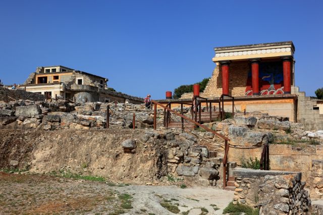 Crete, Knossos, palace complex of the Minoer,