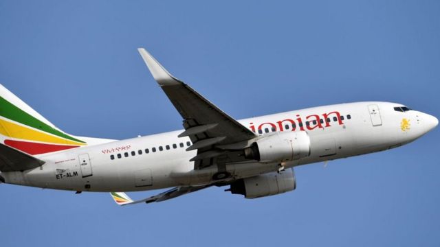 Ethiopian airways plane