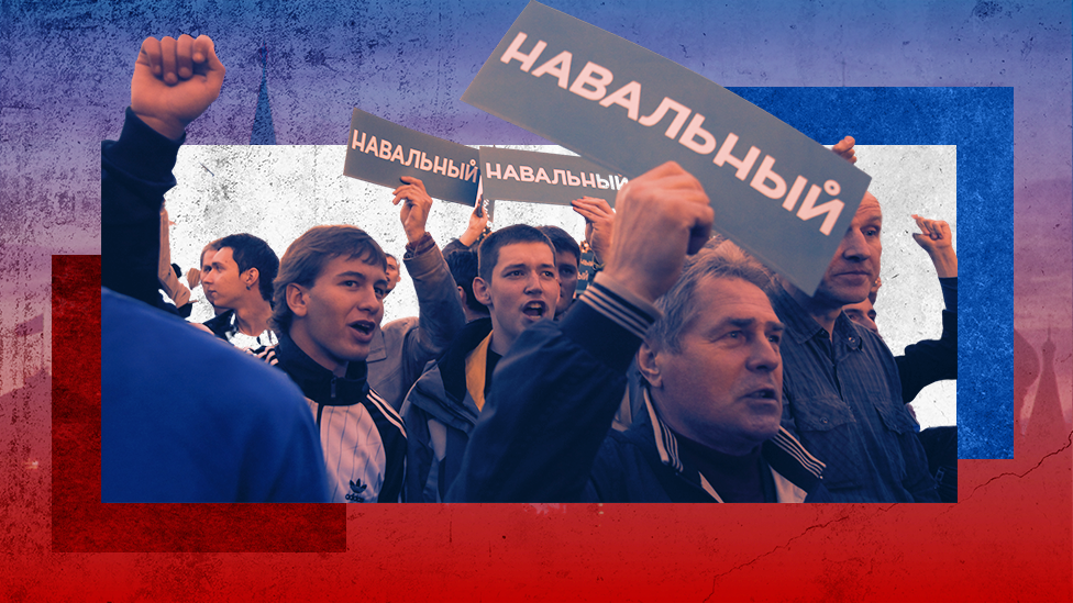 Protests in Moscow in 2013 in support of opposition