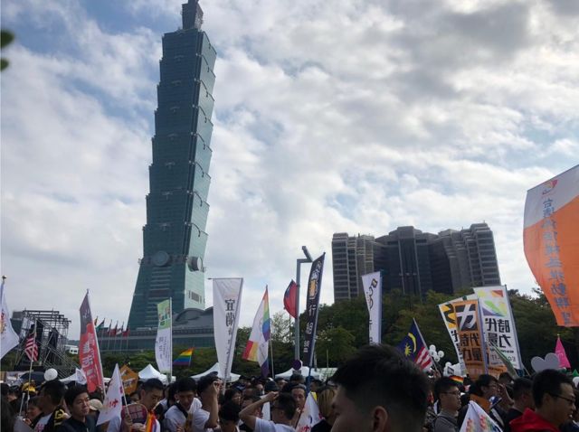 台北舉行"2019台灣同志遊行"