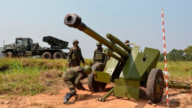 Militaires FARDC en opération