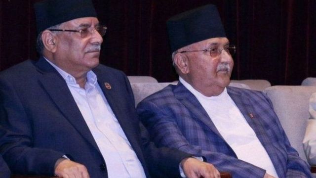 ओली र प्रचण्ड