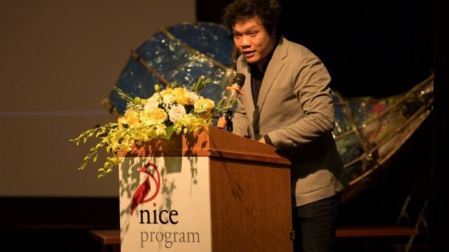 Ông Đinh Đức Hoàng, Phó tổng giám đốc Trung tâm thông tin UNESCO, giải thích bốn lý do ra đời của NICE