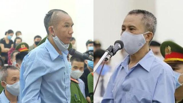 Le Dinh Cong, Le Dinh Chuc and the son of Mr. Le Dinh Kinh were sentenced to death at trial on September 14, 2020