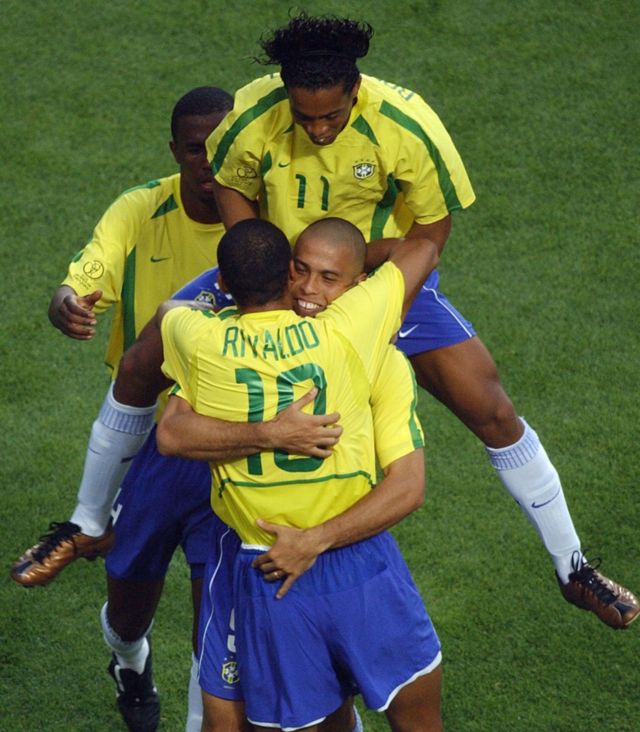Ronaldinho, Ronaldo y Rivaldo