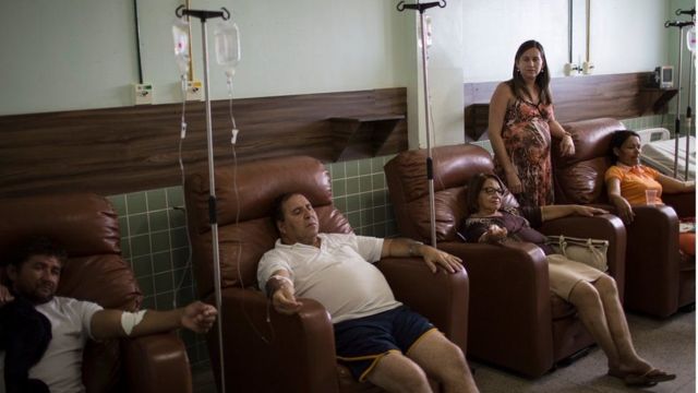 Pacientes em hospital