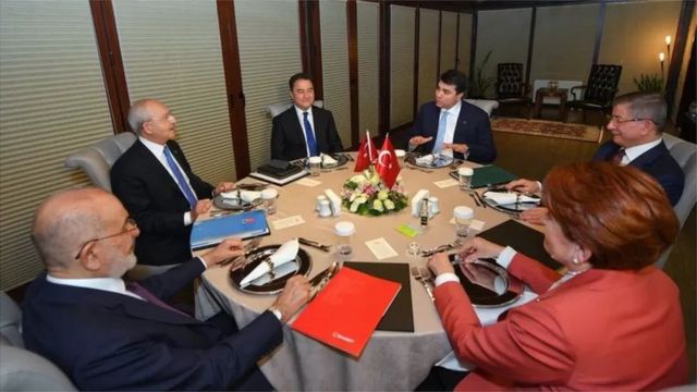 6 muhalefet liderinin buluşması: İttifak için Seçim Yasası değişikliği beklenecek - BBC News Türkçe