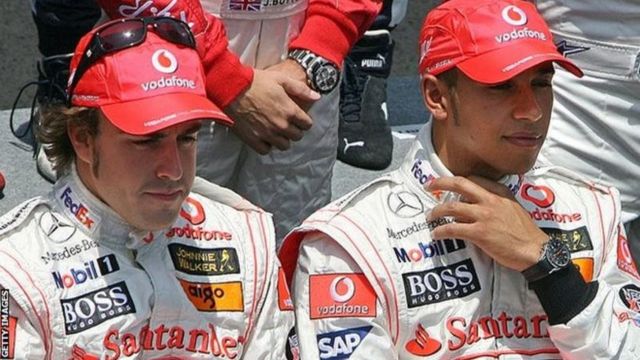 Lewis Hamilton et Fernando Alonso