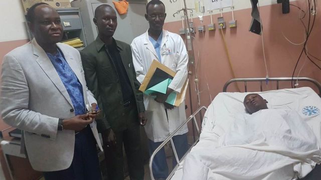 Maréchal Madou, l'activiste malien sur son lit d'hôpital à Bamako