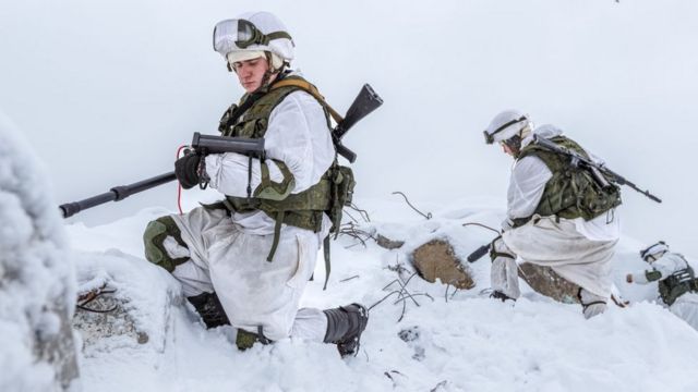 Навчання російської армії у січні 2022 року